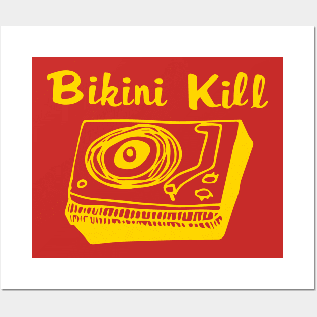 Bikini Kill (yellow) Wall Art by Joada